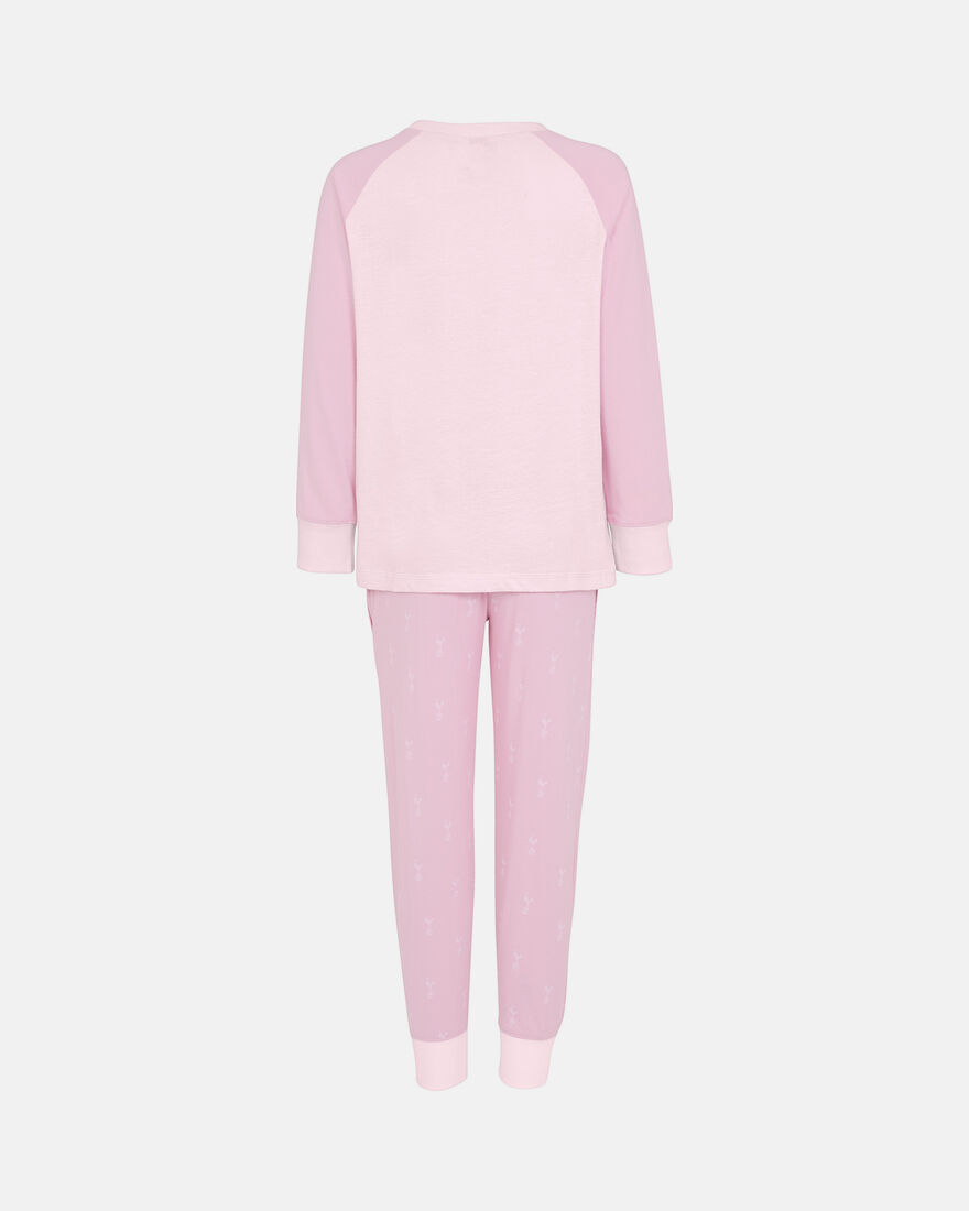 Spurs Kids Pink Colour Block Cockerel Pyjama Set