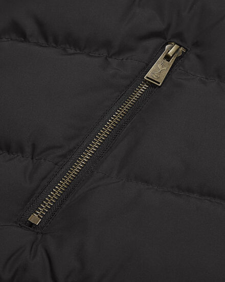 Spurs Womens Long Line Black Gilet