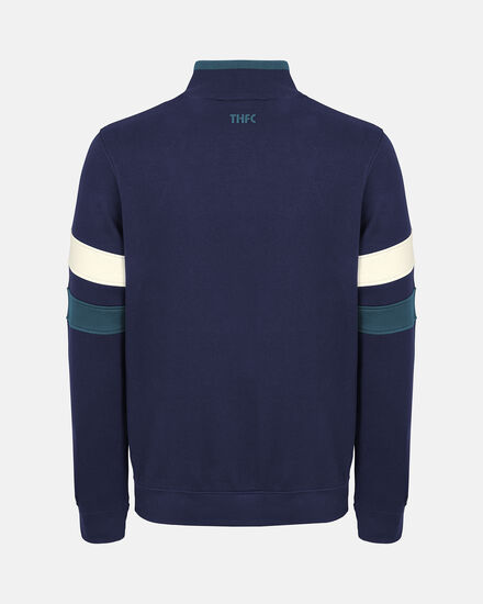 Spurs Mens 1/4 Zip Navy Sweatshirt