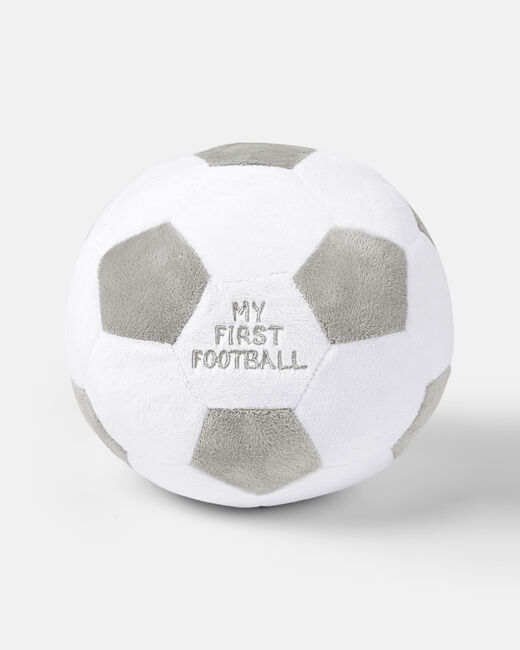 Spurs Baby Plush White And Grey My First Football