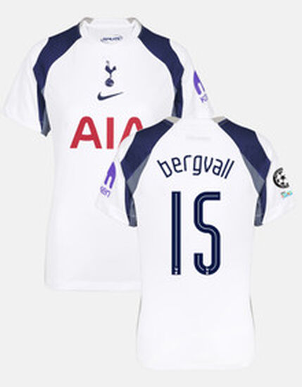 Lucas Bergvall Womens Stadium Club Tottenham Hotspur Home Shirt 2025/26