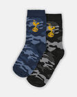 Spurs Kids Camo Socks Pack of 2