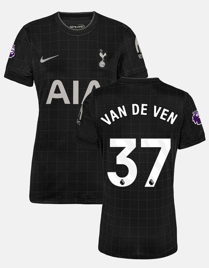 Micky van de Ven Womens Stadium Premier League Tottenham Hotspur Away Shirt 2025/26