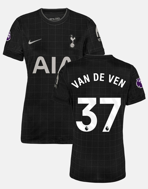 Micky van de Ven Womens Stadium Premier League Tottenham Hotspur Away Shirt 2025/26