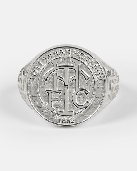 Spurs Retro THFC Sterling Silver Signet Ring