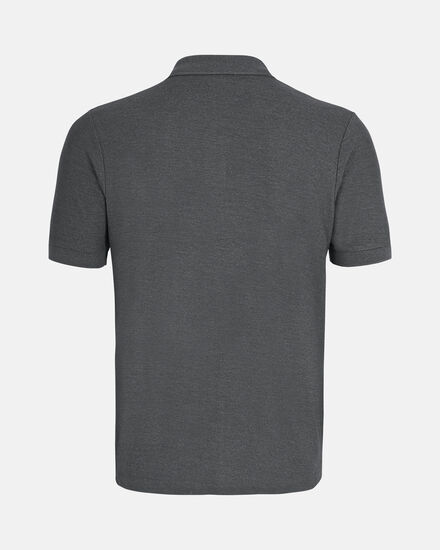 Spurs Mens Cotton Dark Grey Pique Polo