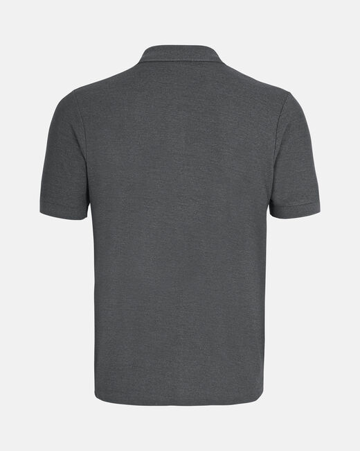 Spurs Mens Cotton Dark Grey Pique Polo