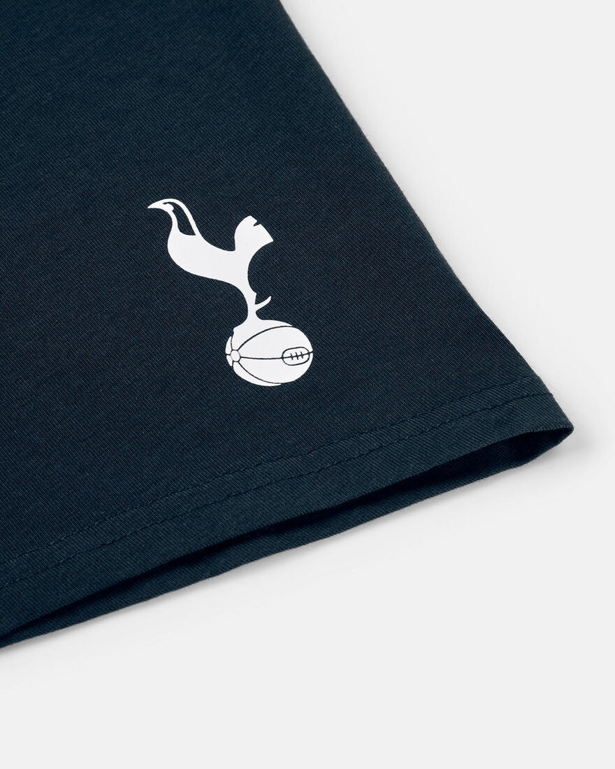 Spurs Mens 2 Pack Navy And White Boxer Set