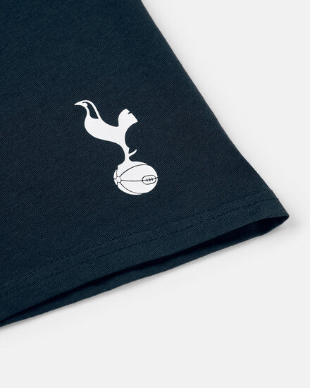 Spurs Mens 2 Pack Navy And White Boxer Set