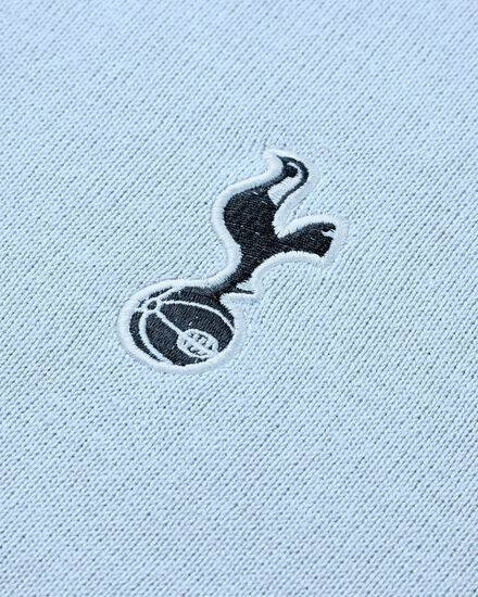 Spurs Mens Light Blue Crew Neck Cotton Jumper