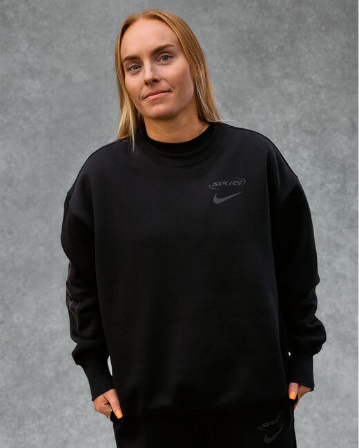 Spurs Nike Womens Black Phoenix Sweatshirt 2025/26