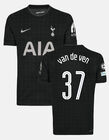 Micky van de Ven Mens Elite Club Tottenham Hotspur Away Shirt 2025/26
