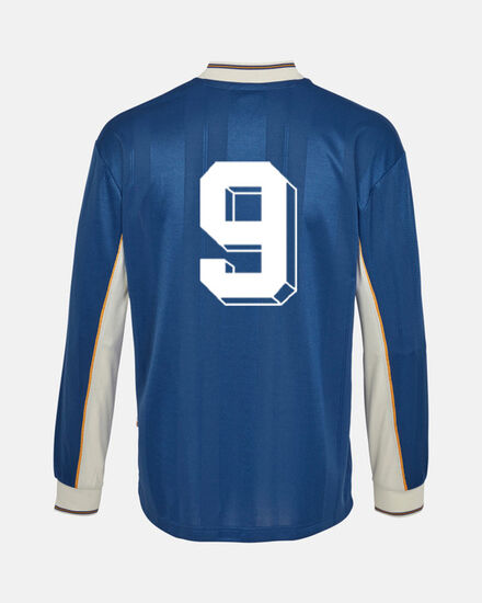 Spurs Retro 1997 Pony Away Long Sleeve Blue Shirt