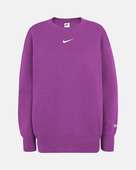 Spurs Nike Womens Purple Phoenix Club Sweatshirt