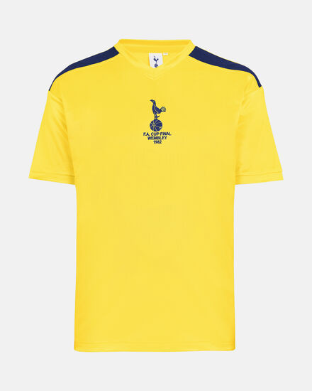Spurs Retro 1982 FA Cup Final Yellow Shirt