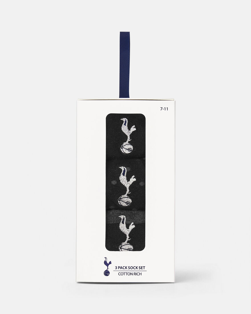Spurs Mens 2 Pack Retro Crest Socks