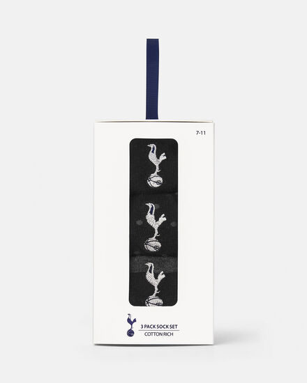 Spurs Mens 2 Pack Retro Crest Socks