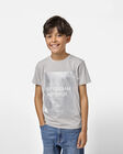 Spurs Kids Grey Graphic T-Shirt