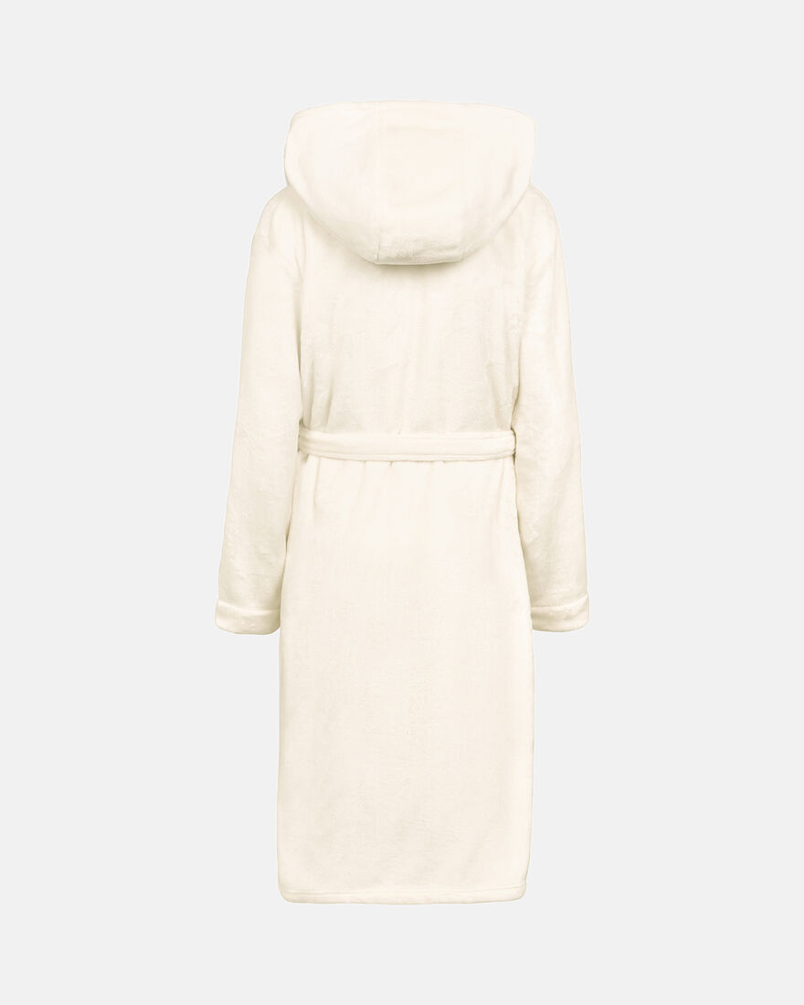 Spurs Womens Cream Fleece Dressing Gown Robe