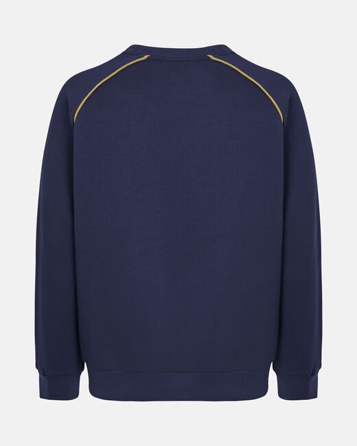 Spurs Mens THFC Gold Embroidered Navy Sweatshirt