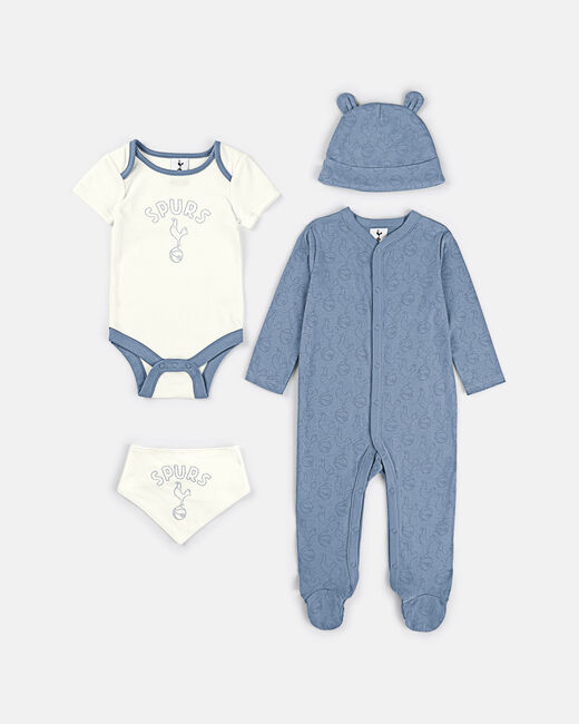 Spurs Baby Blue Cockerel 4 Piece Set