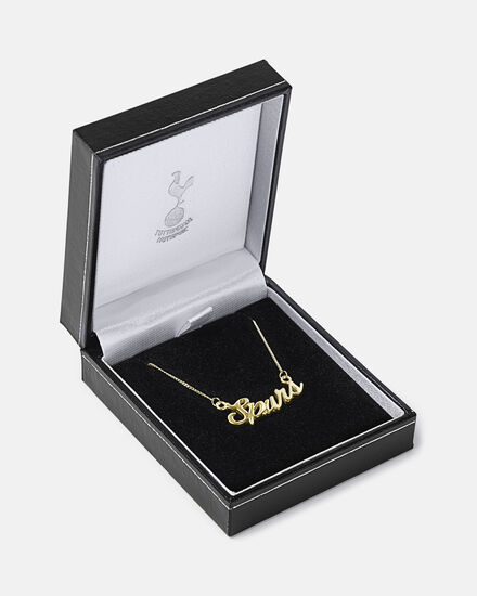 Spurs Adult 18ct Gold Plated Necklace