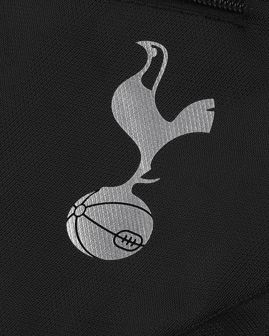 Spurs Black Crest Drawstring Bag