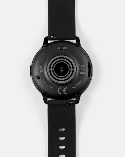 Spurs Adult Black Crest Smart Watch