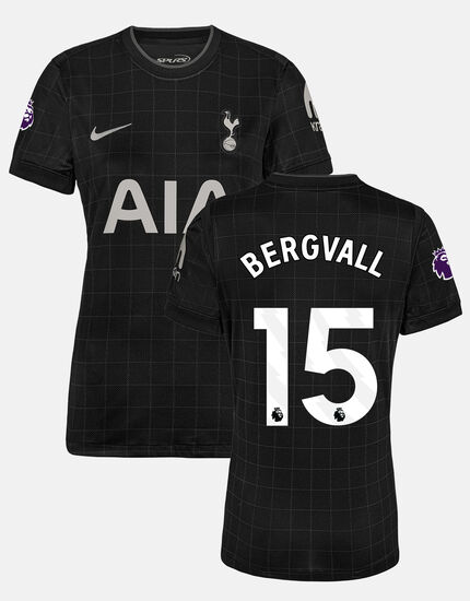 Lucas Bergvall Womens Stadium Premier League Tottenham Hotspur Away Shirt 2025/26