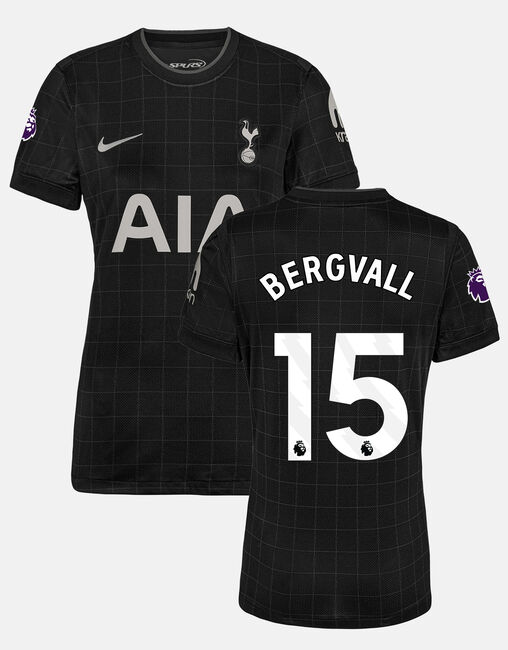 Lucas Bergvall Womens Stadium Premier League Tottenham Hotspur Away Shirt 2025/26