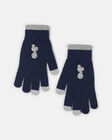 Spurs Adult Navy Touchscreen Gloves