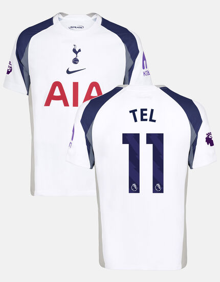Mathys Tel Mens Stadium Premier League Tottenham Hotspur Home Shirt 2025/26