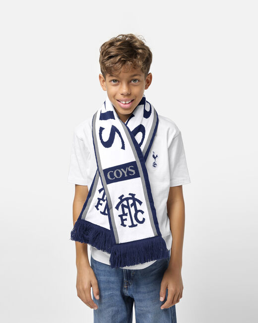 Spurs Kids THFC Navy And White Scarf