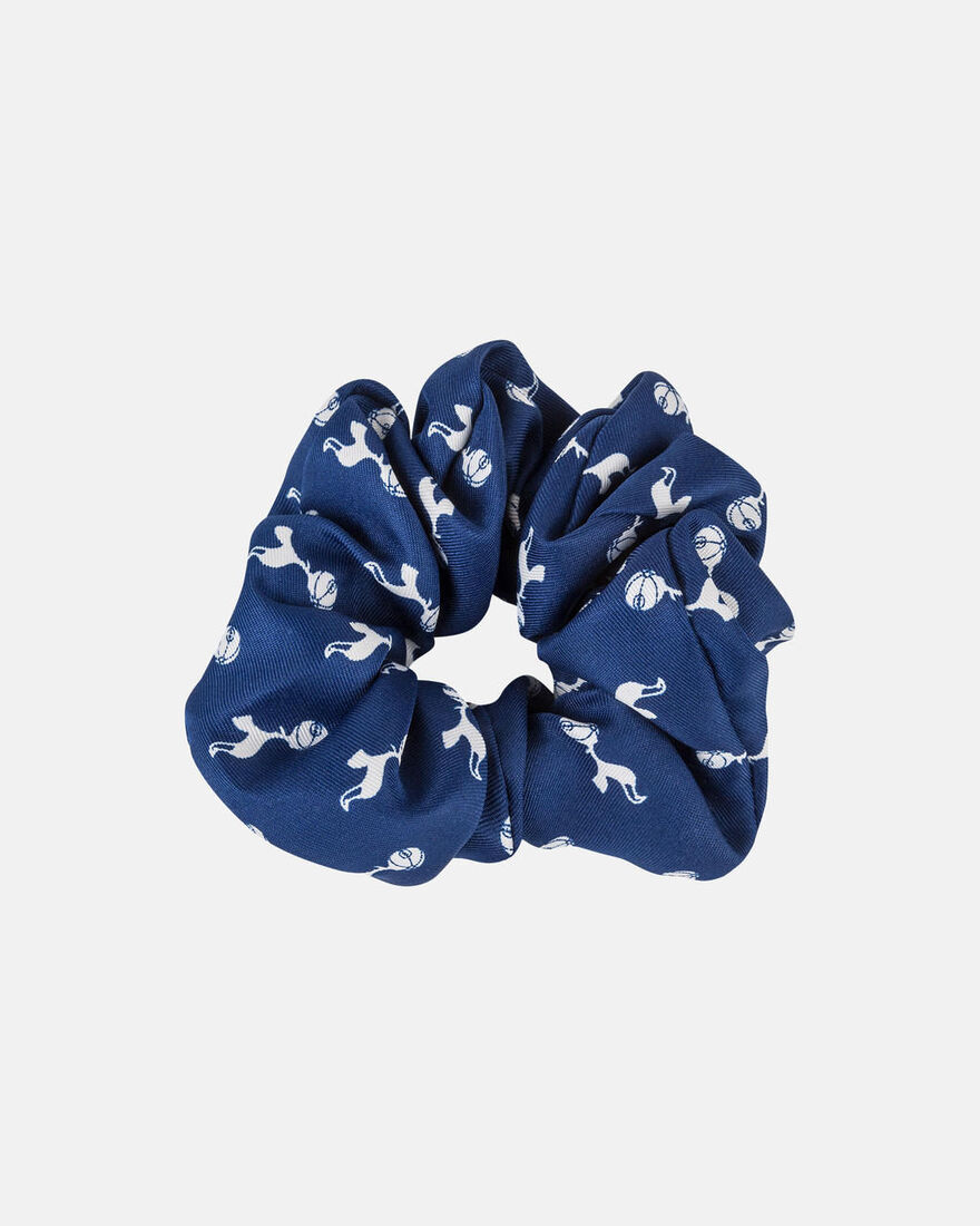 Spurs Navy Crest Hair Scrunchie