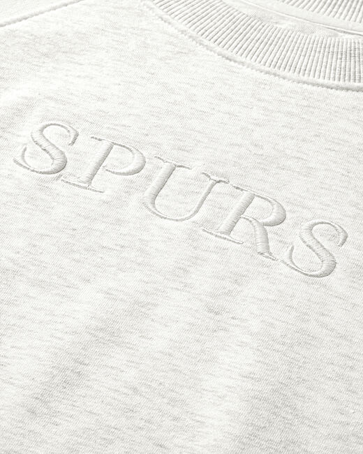 Spurs Womens Grey Colour Block Oversized Sweatshirt