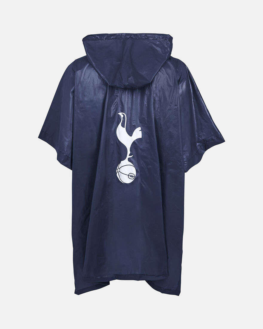 Spurs Navy Rain One Size Poncho