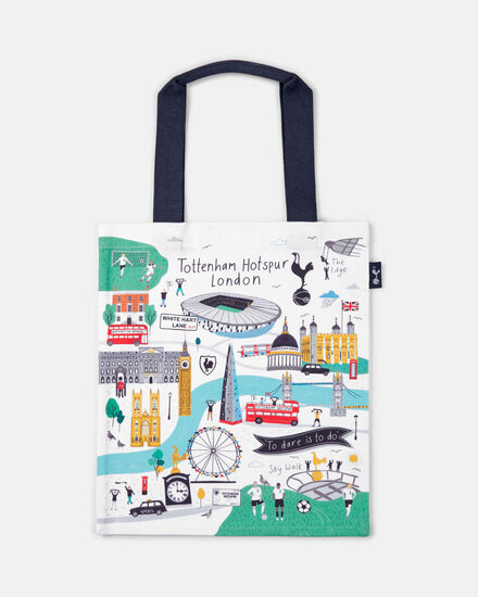 Spurs London Map Tote Bag