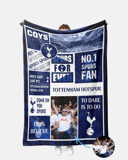 Spurs Number 1 Fan Photo Blanket