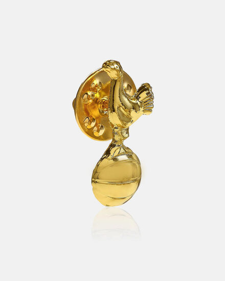 Spurs Gold Plated Cockerel Pin Badge