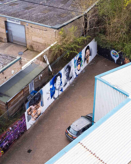 Spurs Son Graffiti Collection Celebration Pose Framed Print