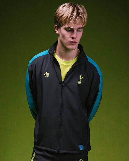 Spurs Nike Mens Charcoal Track Jacket