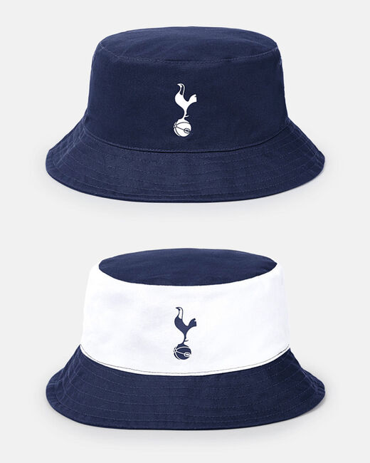 Spurs Kids Navy And White Reversible Bucket Hat