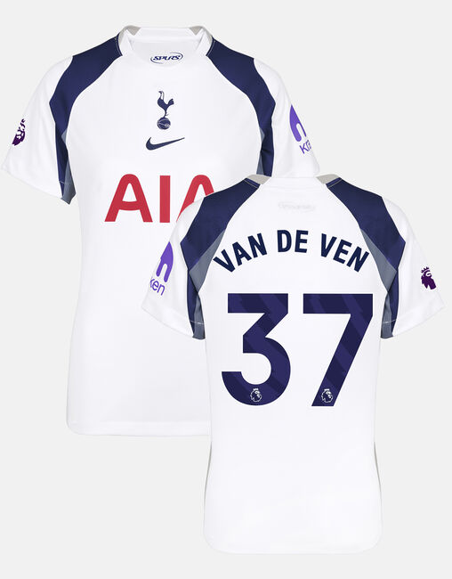 Micky van de Ven Womens Stadium Premier League Tottenham Hotspur Home Shirt 2025/26