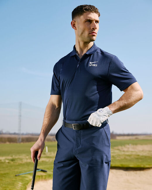 Spurs Nike Mens Navy Victory Golf Polo
