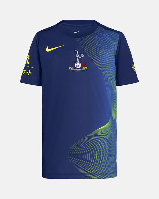 Spurs Nike Youth Size XSmall - Large Blue Third Warm Up T-Shirt 2025/26