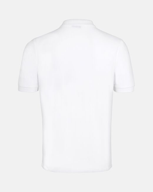 Spurs Mens Cotton White Pique Polo
