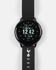 Spurs Adult Black Crest Smart Watch
