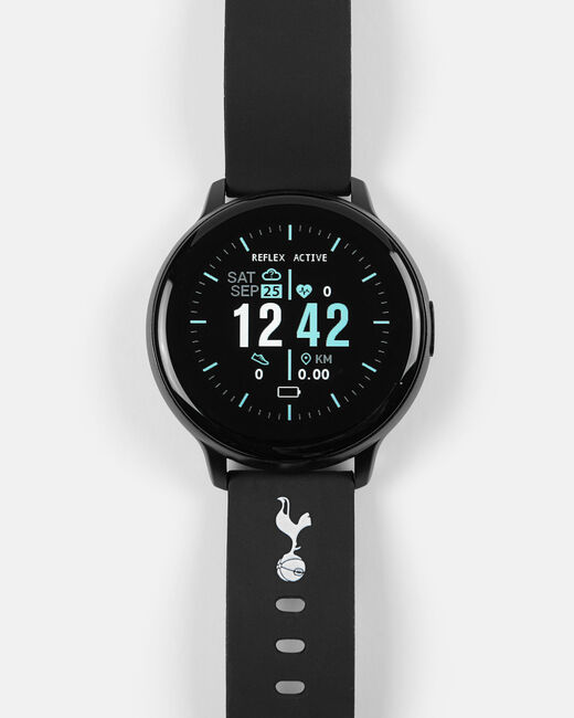 Spurs Adult Black Crest Smart Watch