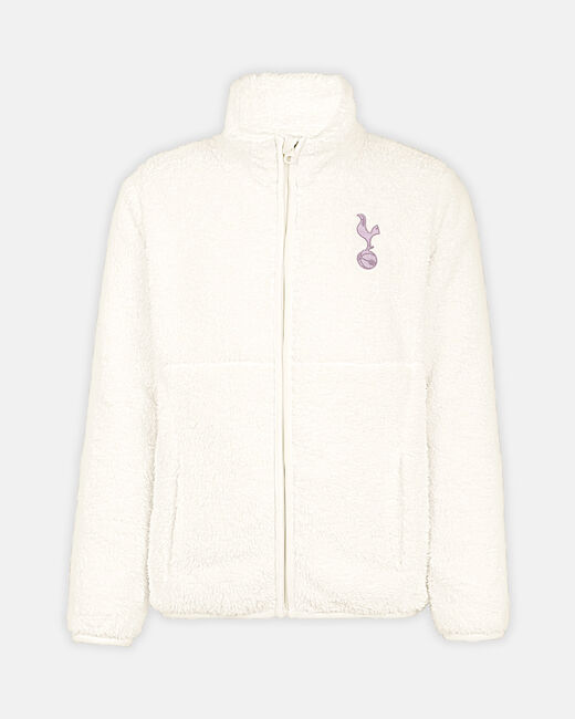 Spurs Kids Cream Fleece Jacket