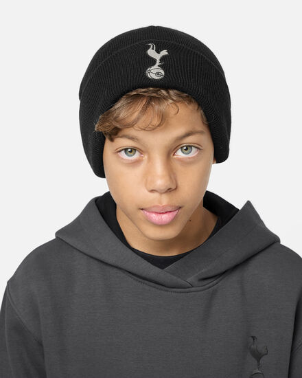 Spurs Kids Black Cuff Beanie